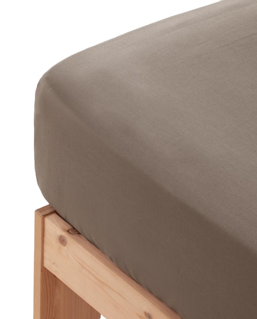 Imagen 0 de Sábana bajera liso 100% algodón gris oscuro