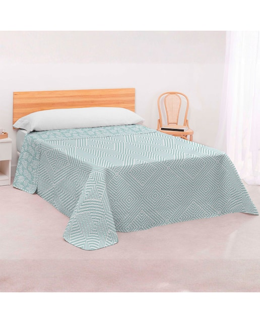 Imagen 0 de Colcha de verano estampada reversible Melia