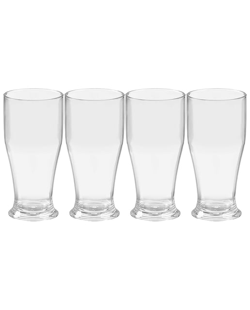 Imagen 0 de Set 4 vasos cerveza de 520ml acrílico