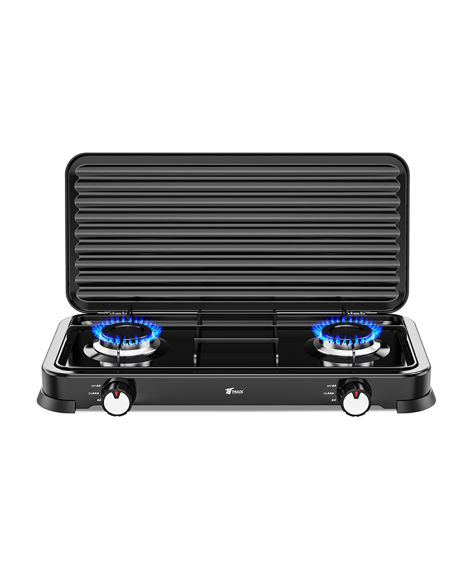 Imagen 0 de Cocina de gas portátil 2 quemadores