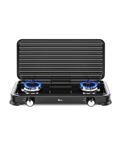Imagen 0 de Cocina de gas portátil 2 quemadores