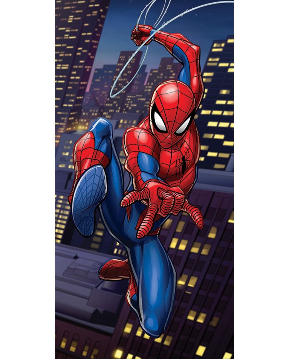 Imagen 0 de Toalla playa Disney Spiderman Azul