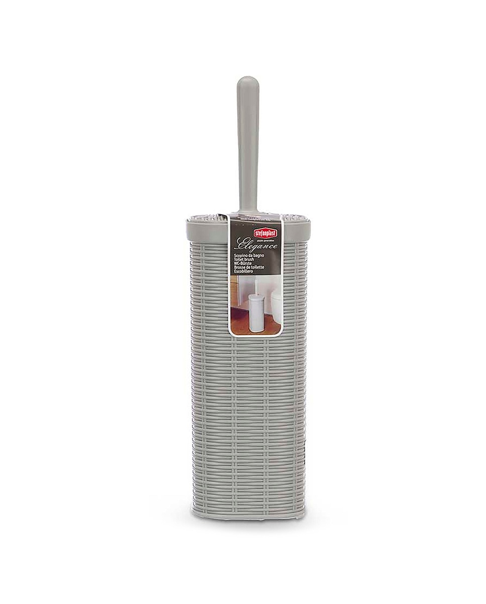 Imagen 0 de Escobillero gris con escobilla diseño "elegance".