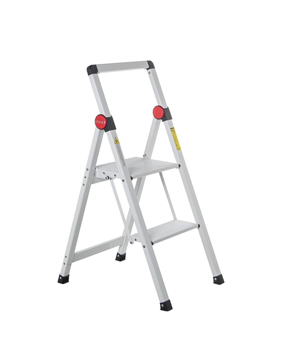 Imagen 0 de Escalera aluminio 2 peldaños 4