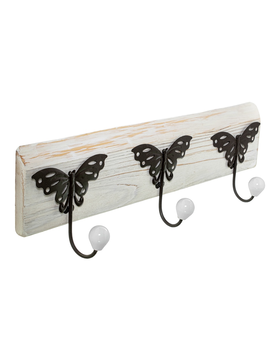 Imagen 0 de Perchero madera con 3 ganchos