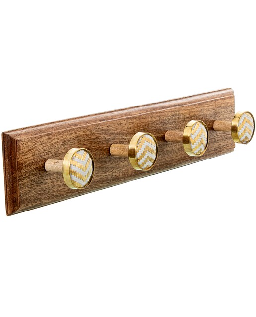 Imagen 0 de Perchero pared madera mango co