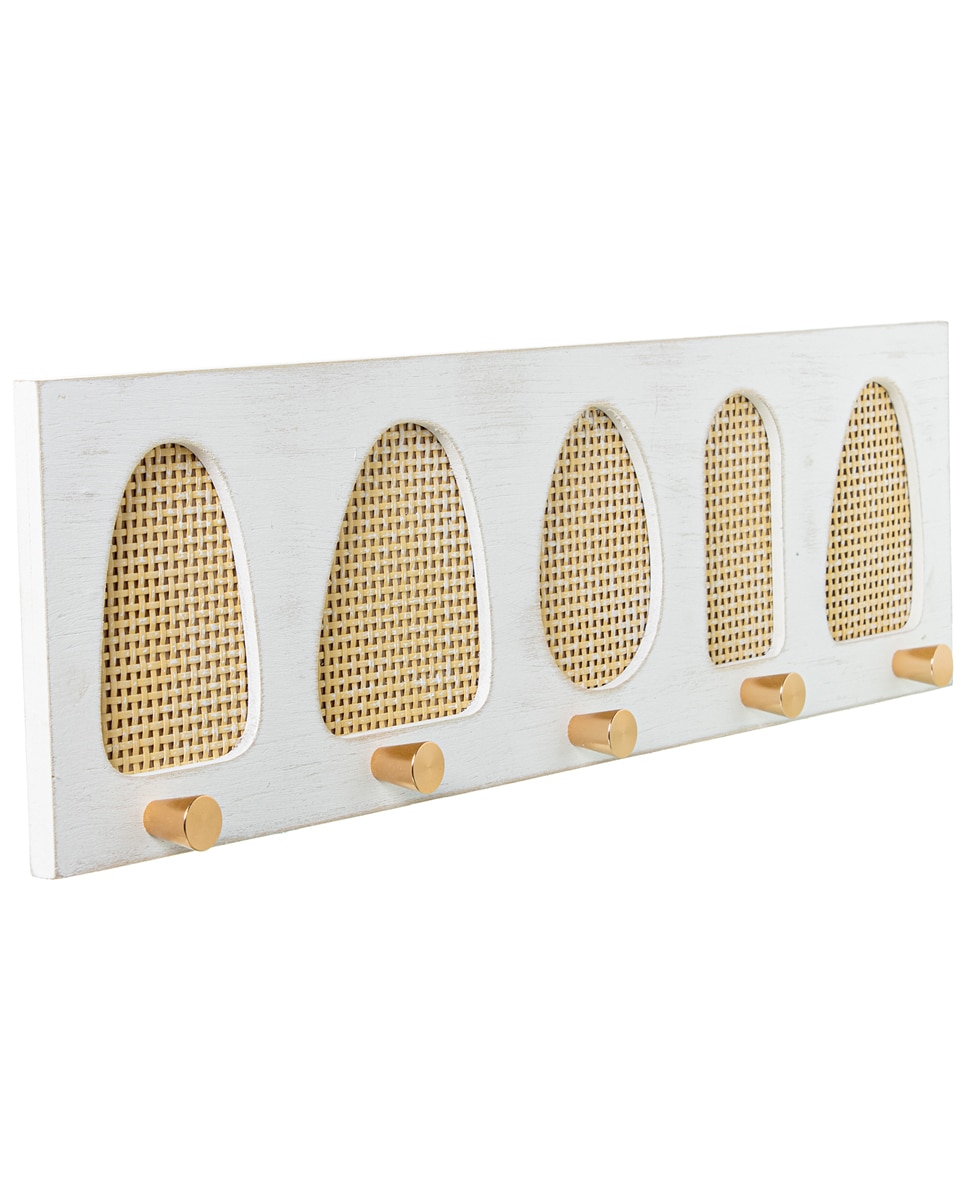 Imagen 0 de Perchero pared madera, ratan c