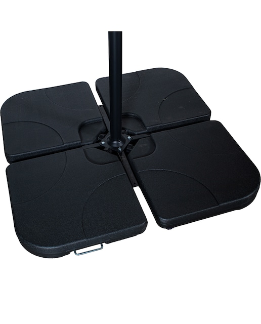Imagen 0 de Set 4 bases lastre parasol 50x
