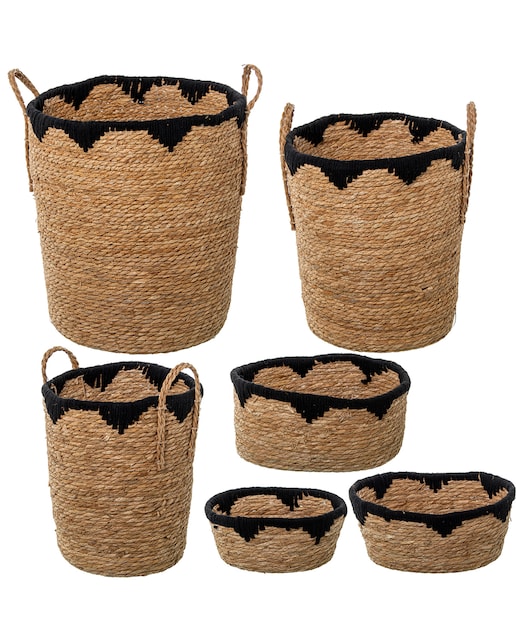 Imagen 0 de Set 6 cestos hierba de mar alg