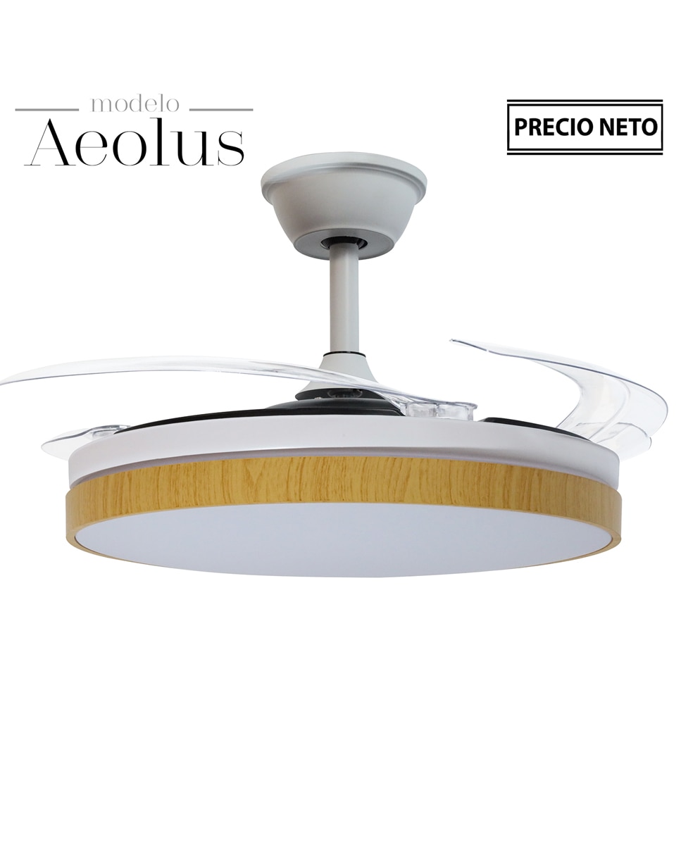 Imagen 0 de Ventilador techo con luz 3 asp