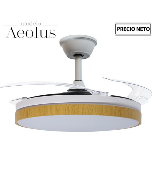 Imagen 0 de Ventilador techo con luz 3 asp