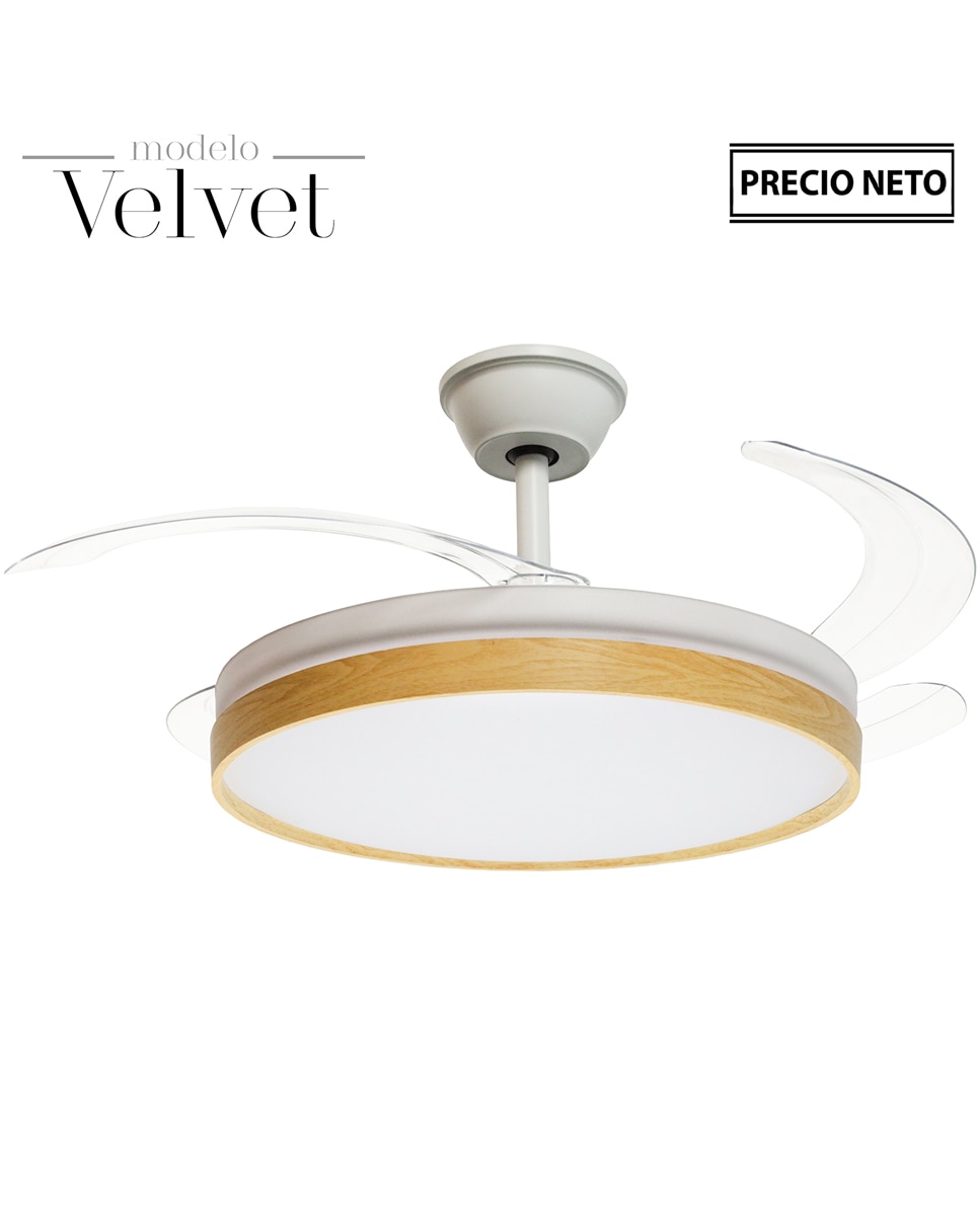 Imagen 0 de Ventilador techo con luz 3 asp
