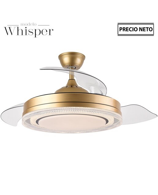 Imagen 0 de Ventilador techo con luz 3 asp