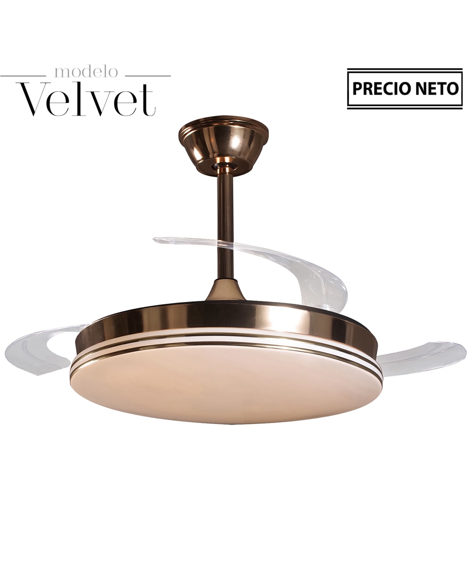 Imagen 0 de Ventilador techo con luz 3 asp