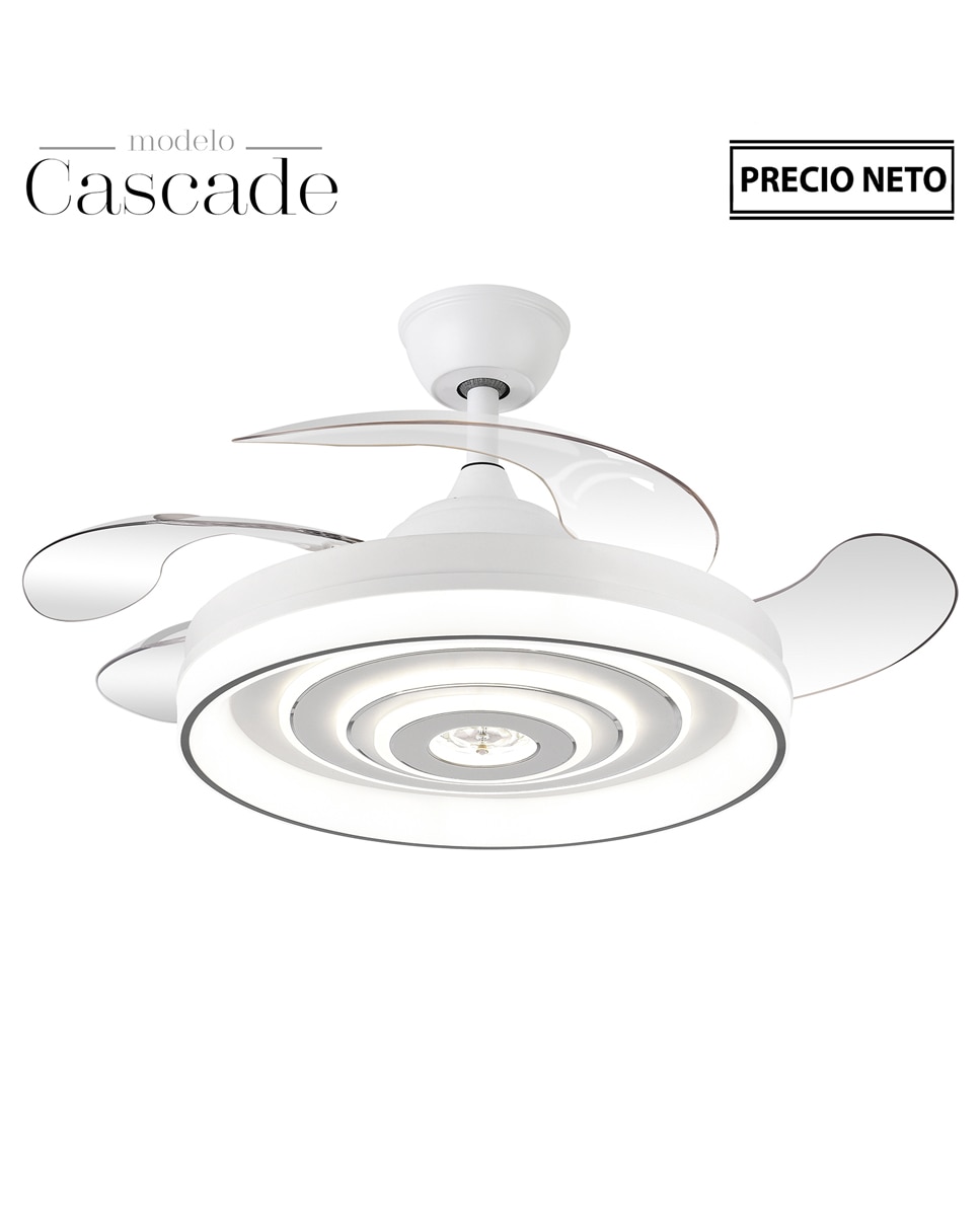 Imagen 0 de Ventilador techo con luz 4 asp