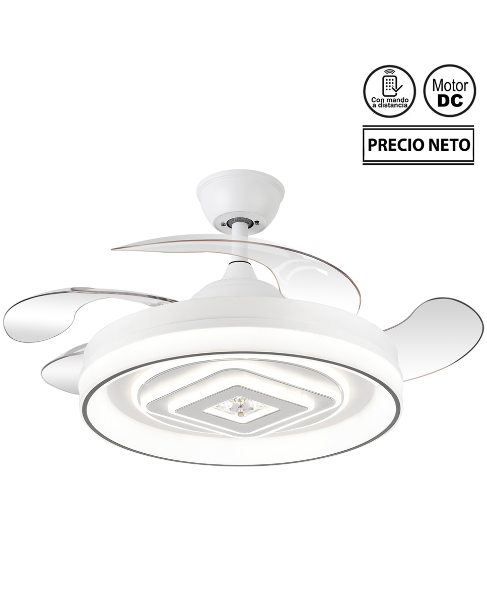 Imagen 0 de Ventilador techo con luz 4 asp
