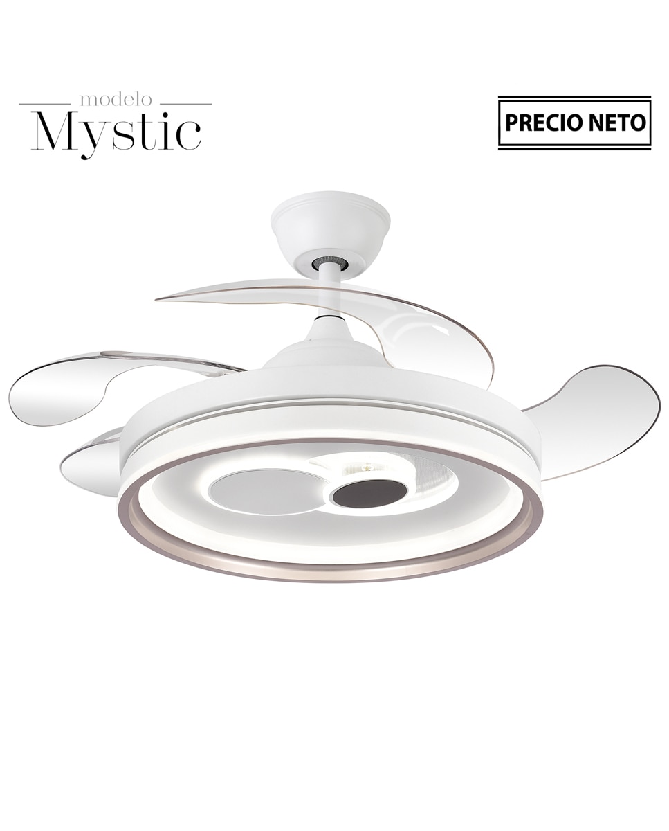 Imagen 0 de Ventilador techo con luz 4 asp