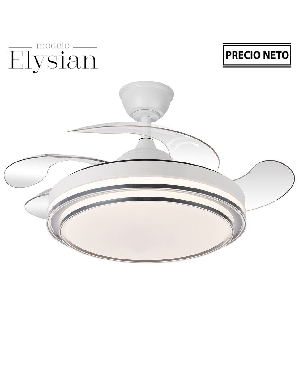 Imagen 0 de Ventilador techo con luz 4 asp