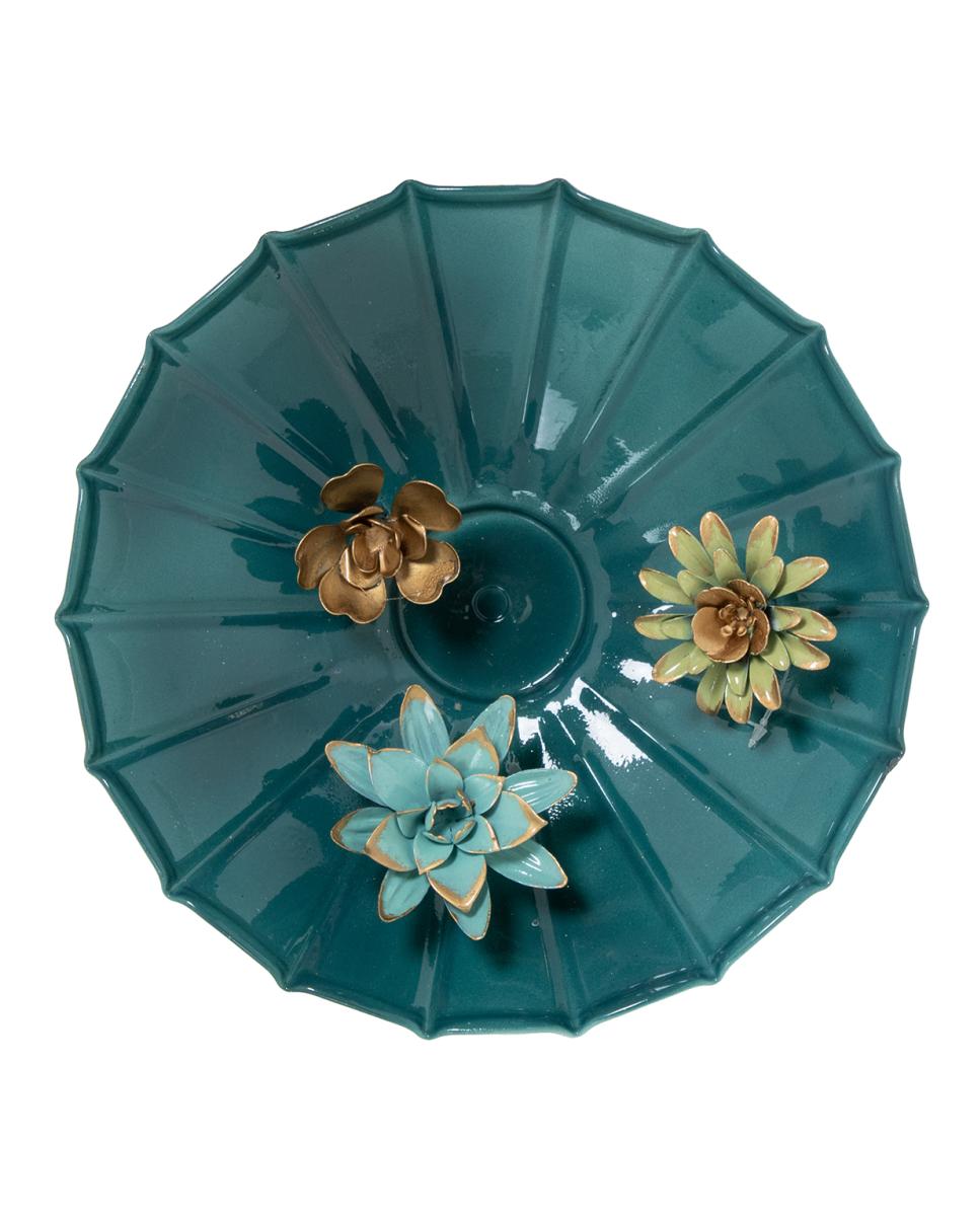 Imagen 0 de Aplique pared metal flores
