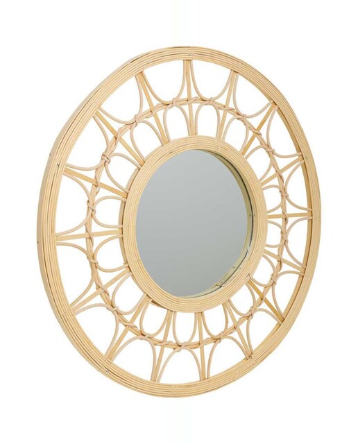 Imagen 0 de Espejo de ratan y bambu