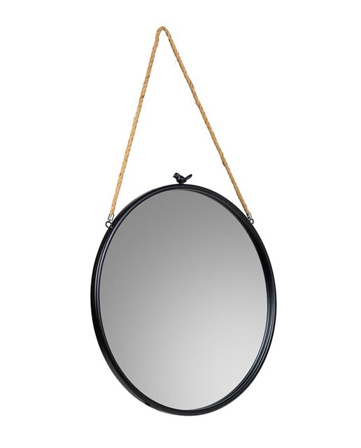 Imagen 0 de Espejo de pared de metal y cuerda