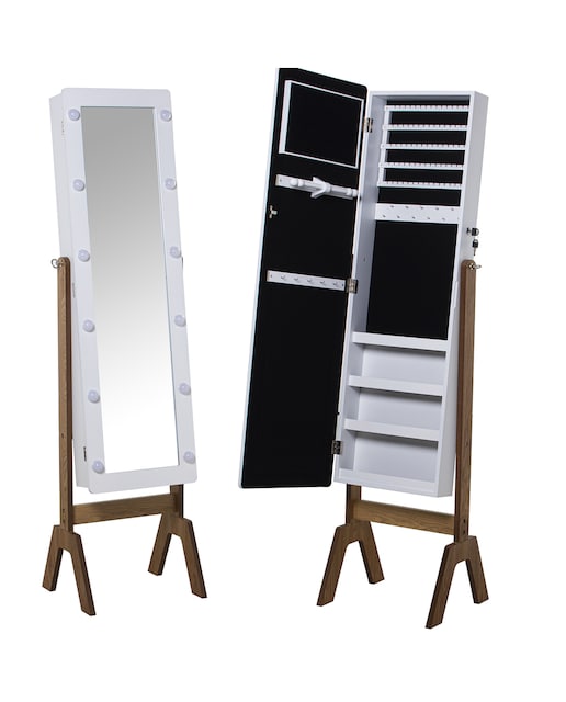 Imagen 0 de Espejo joyero madera patas mad