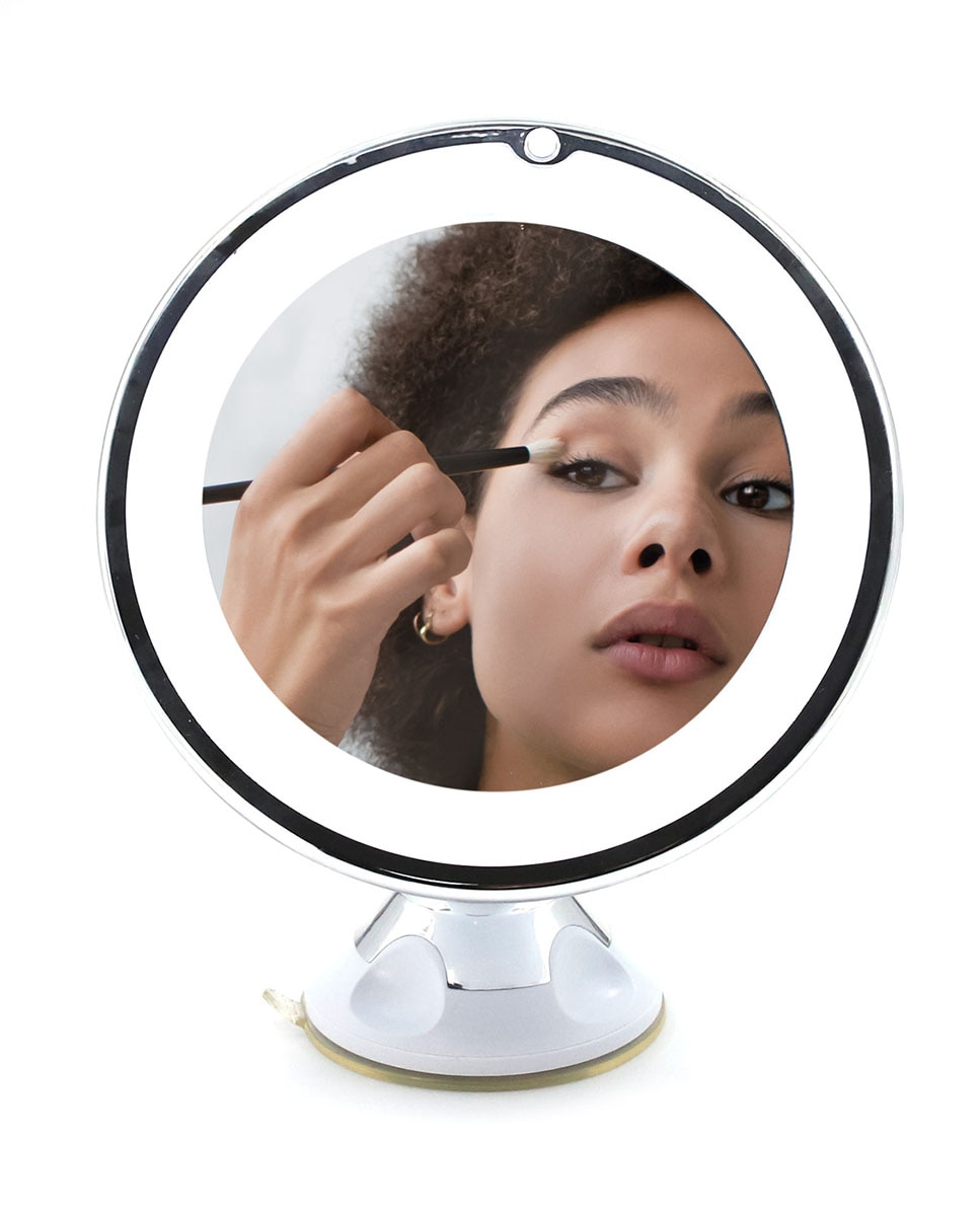 Imagen 0 de Espejo maquillaje con luz led aumento x10