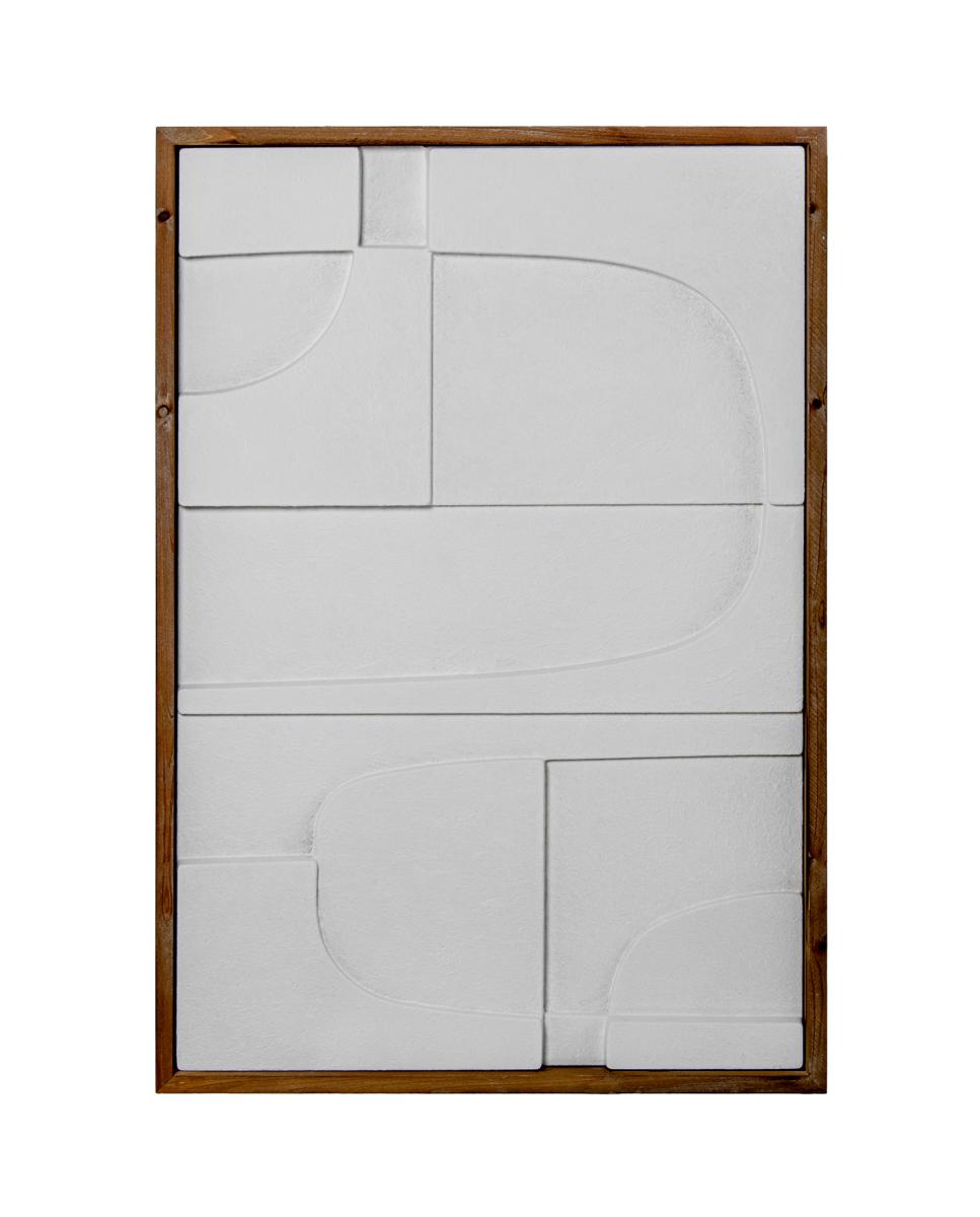 Imagen 0 de Cuadro madera abstracto marco