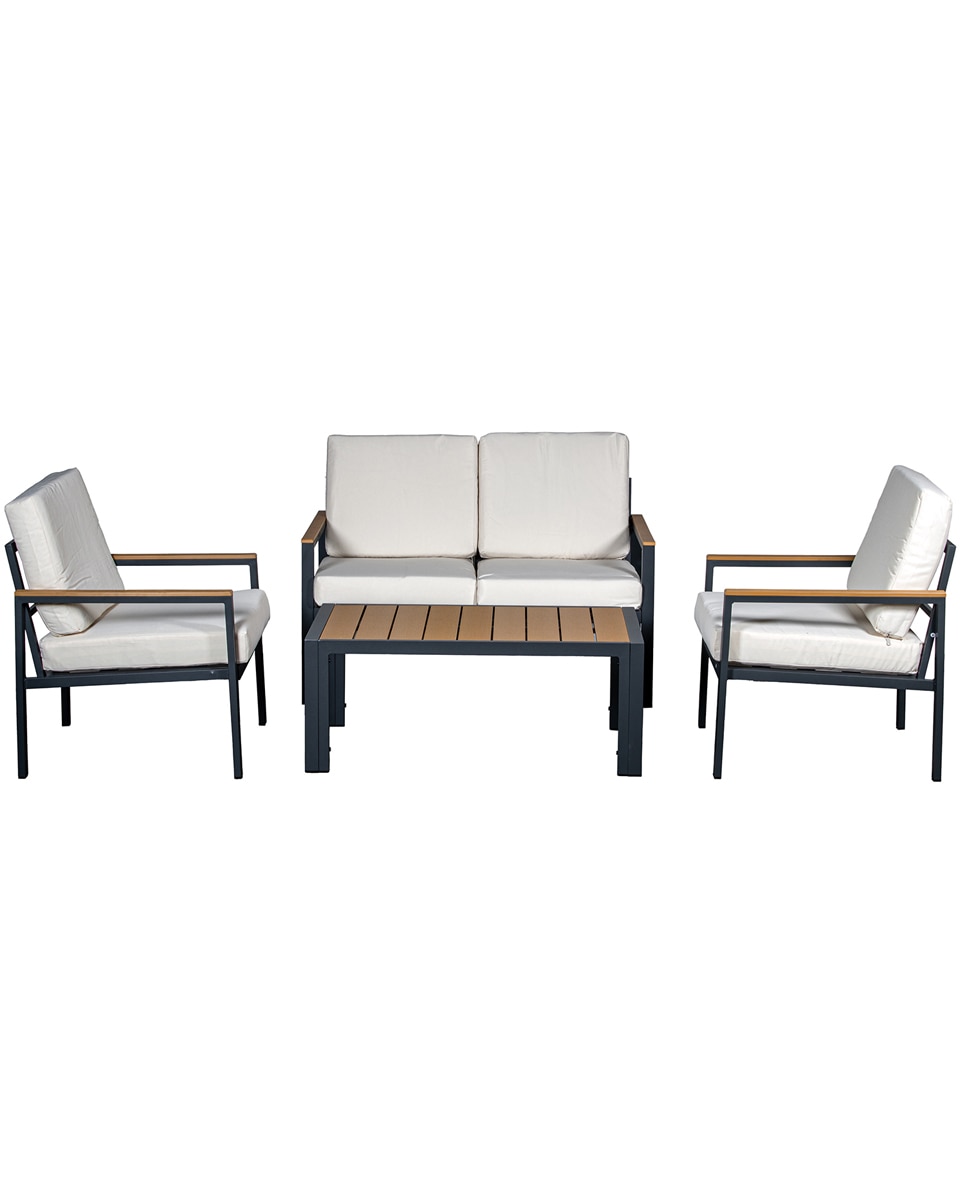 Imagen 0 de Set sofa 2p, 2 sillones, mesa