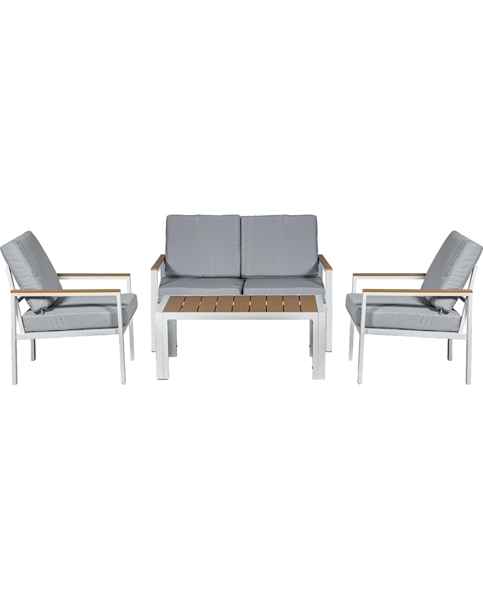 Imagen 0 de Set sofa 2p, 2 sillones, mesa