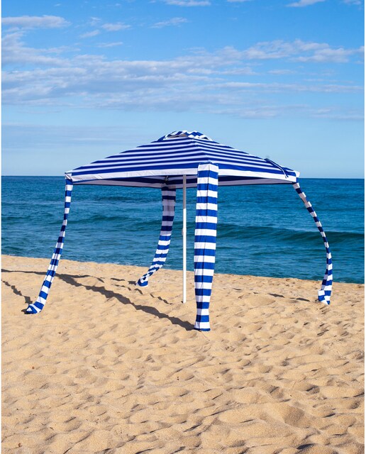 Imagen 0 de Gran sombrilla cuadrada con pared con protección solar UPF30+