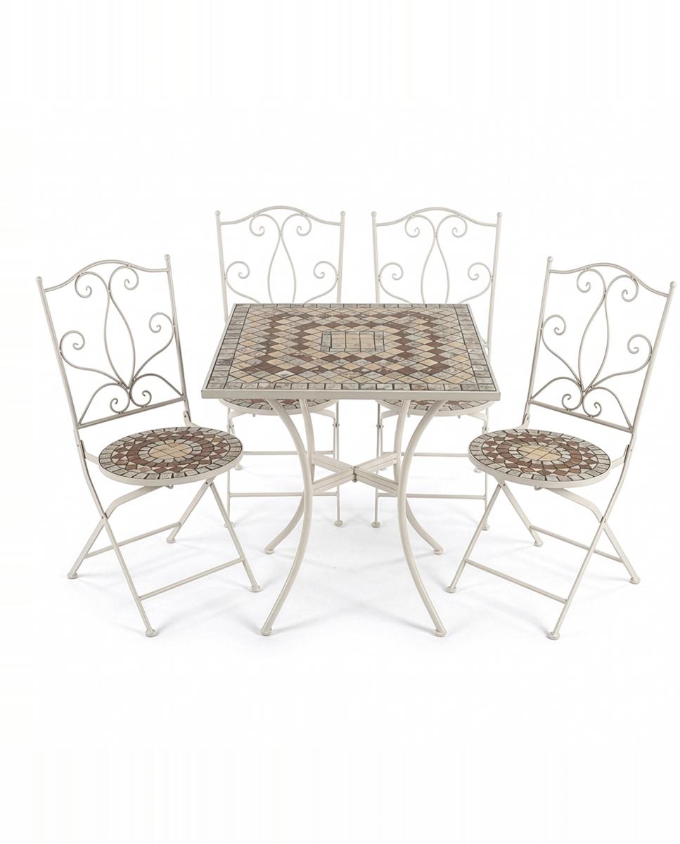 Imagen 0 de Set mesa y 4 sillas jardin