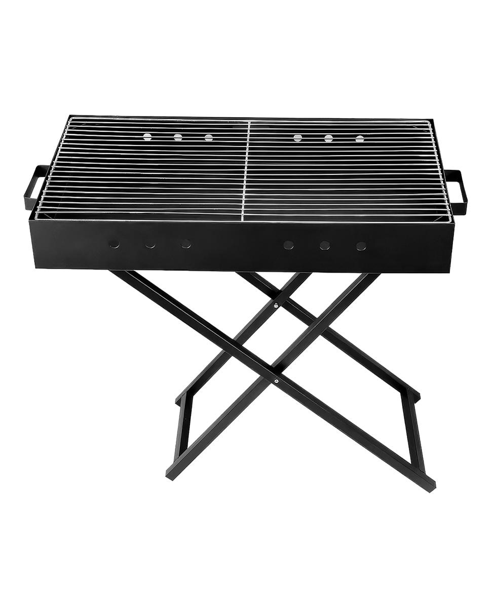 Imagen 0 de Barbacoa portátil de carbón YF-3090 con doble altura, amplia superficie de cocción y ventilación optimizada para una cocción uniforme.