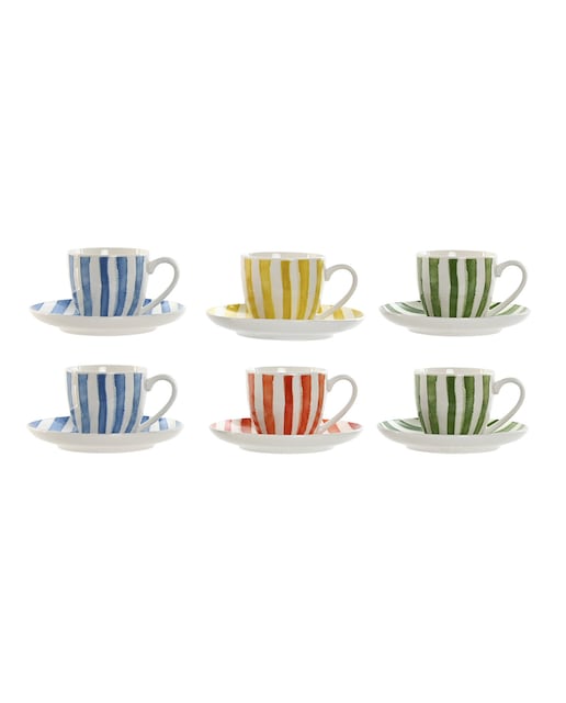 Imagen 0 de Cafe set 6 porcelana 8,5x6,2x5