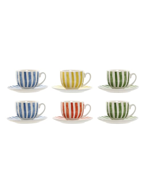 Imagen 0 de Cafe set 6 porcelana 11x8,7x6,