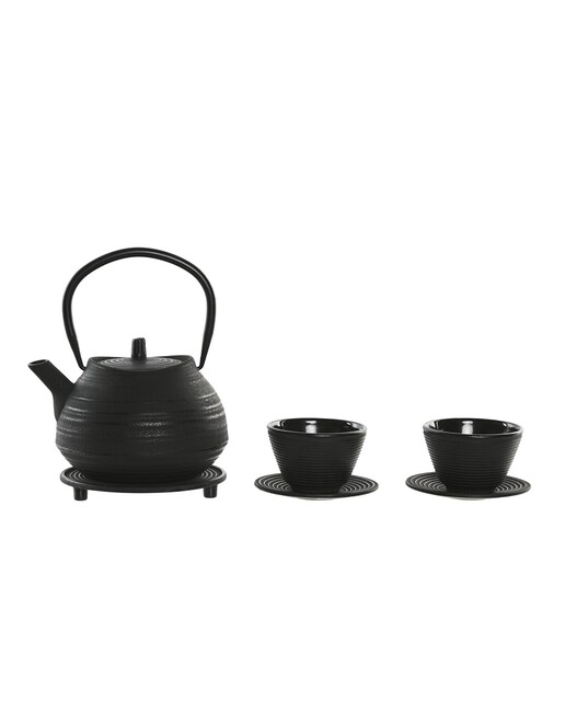 Imagen 0 de Tetera set 3 hierro colado 17x