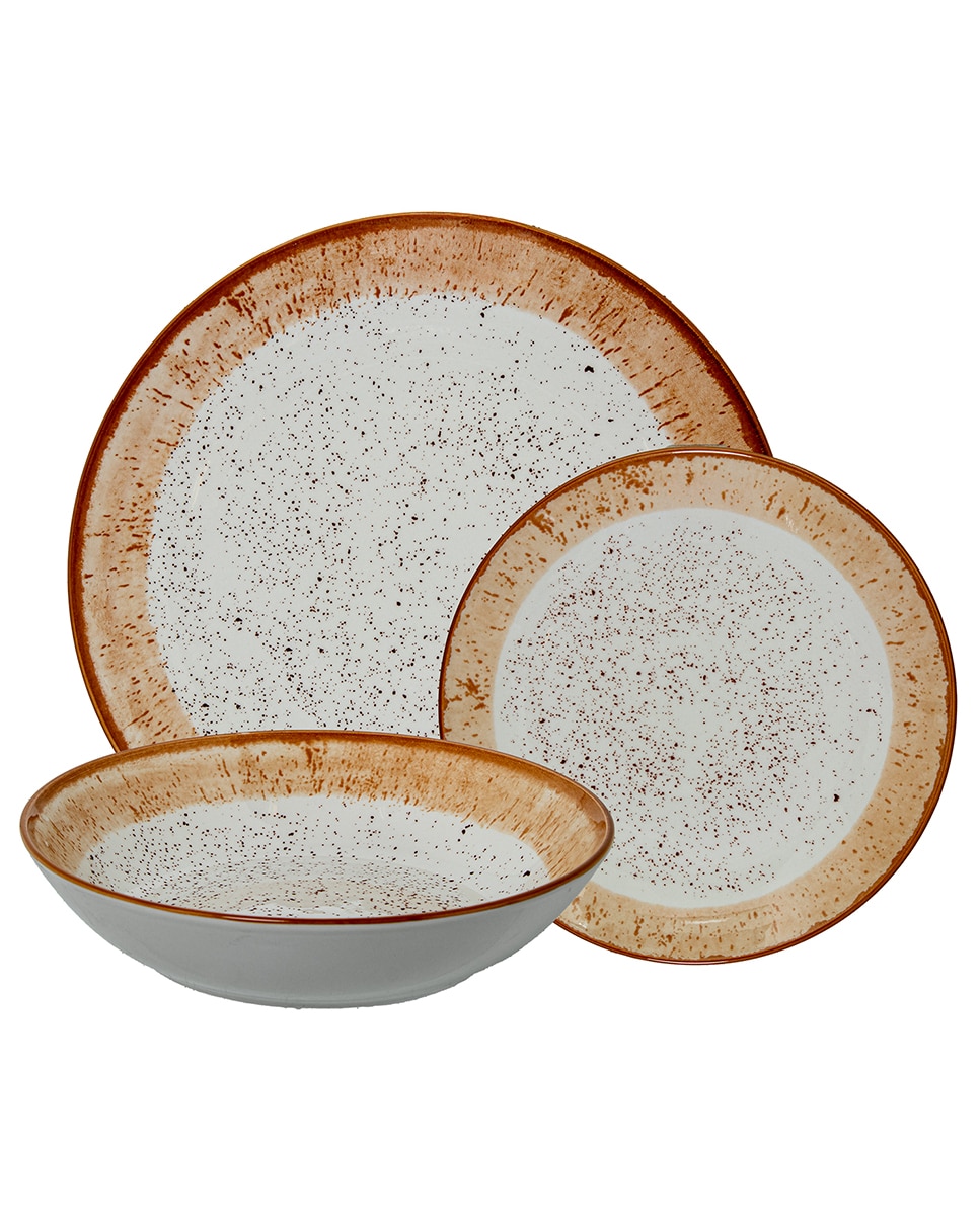 Imagen 0 de Vajilla 18 pzs porcelana decor