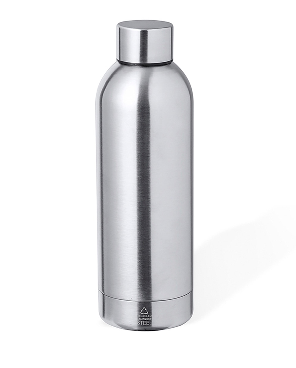 Imagen 0 de Bidón térmico de doble capa en Acero Inox Reciclado de 500 ml de capacidad. Cierre de rosca para un sellado óptimo.