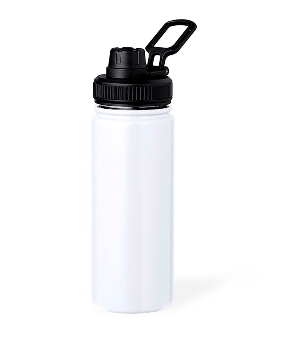 Imagen 0 de Bidón térmico de acero inox con doble pared y 550 ml de capacidad. Incluye tapa de cierre a rosca, con dosificador y asa.