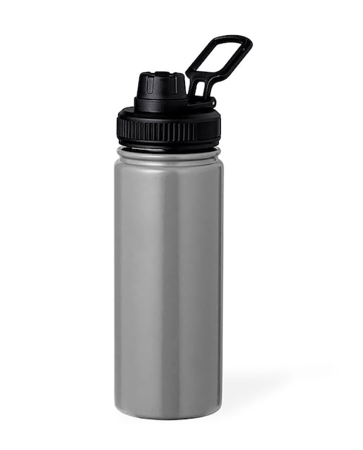 Imagen 0 de Bidón térmico de acero inox con doble pared y 550 ml de capacidad. Incluye tapa de cierre a rosca, con dosificador y asa.
