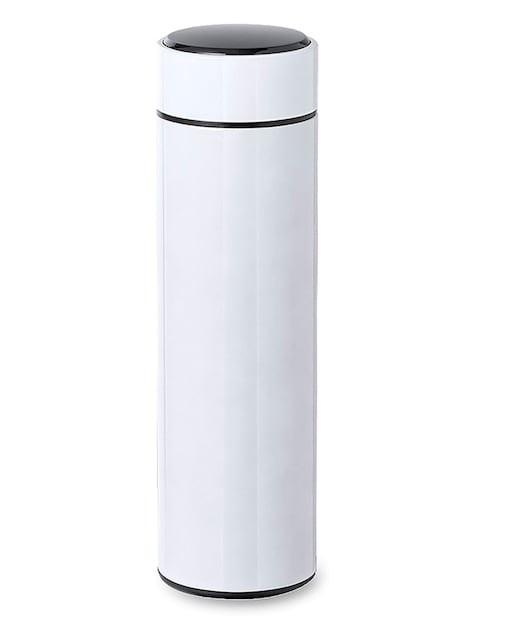 Imagen 0 de Termo en alta calidad de doble pared y 450 ml de capacidad, con medidor de temperatura táctil integrado en tapón. Libre de BPA.