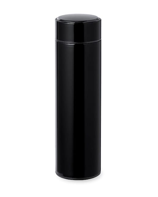 Imagen 0 de Termo en alta calidad de doble pared y 450 ml de capacidad, con medidor de temperatura táctil integrado en tapón. Libre de BPA.