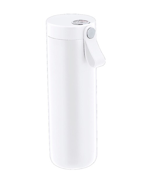 Imagen 0 de Bidón térmico de acero inox y doble pared de 500 ml de capacidad, medidor de temperatura analógico rango de 0º a 100ºC. Tapón de seguridad