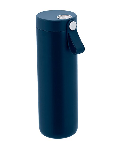 Imagen 0 de Bidón térmico de acero inox y doble pared de 500 ml de capacidad, medidor de temperatura analógico rango de 0º a 100ºC. Tapón de seguridad