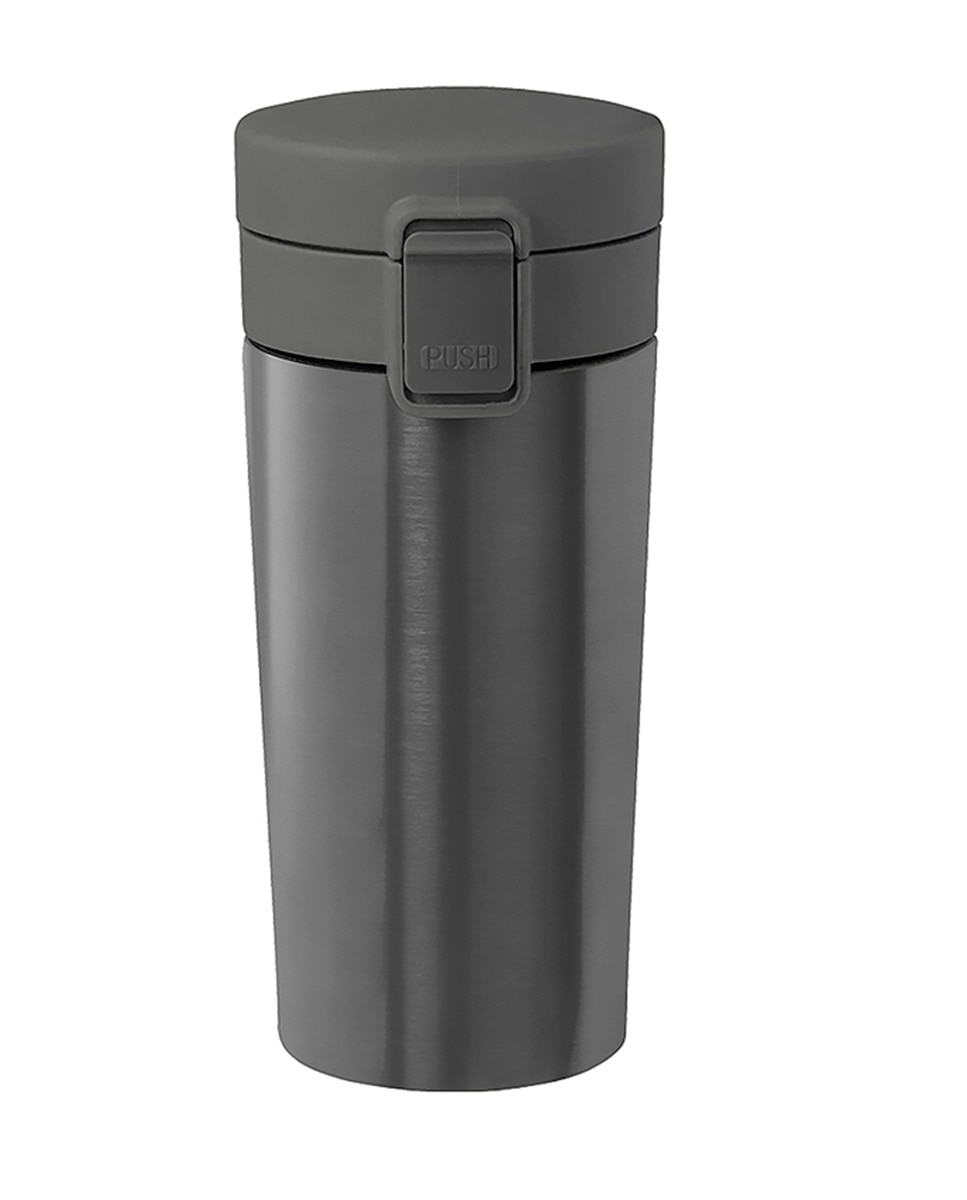 Imagen 0 de Vaso térmico de acero inox, con doble pared y 380 ml de capacidad. Incluye tapa con cierre a rosca para un óptimo sellado y dosificador.