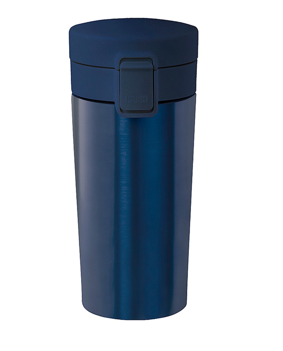 Imagen 0 de Vaso térmico de acero inox, con doble pared y 380 ml de capacidad. Incluye tapa con cierre a rosca para un óptimo sellado y dosificador.