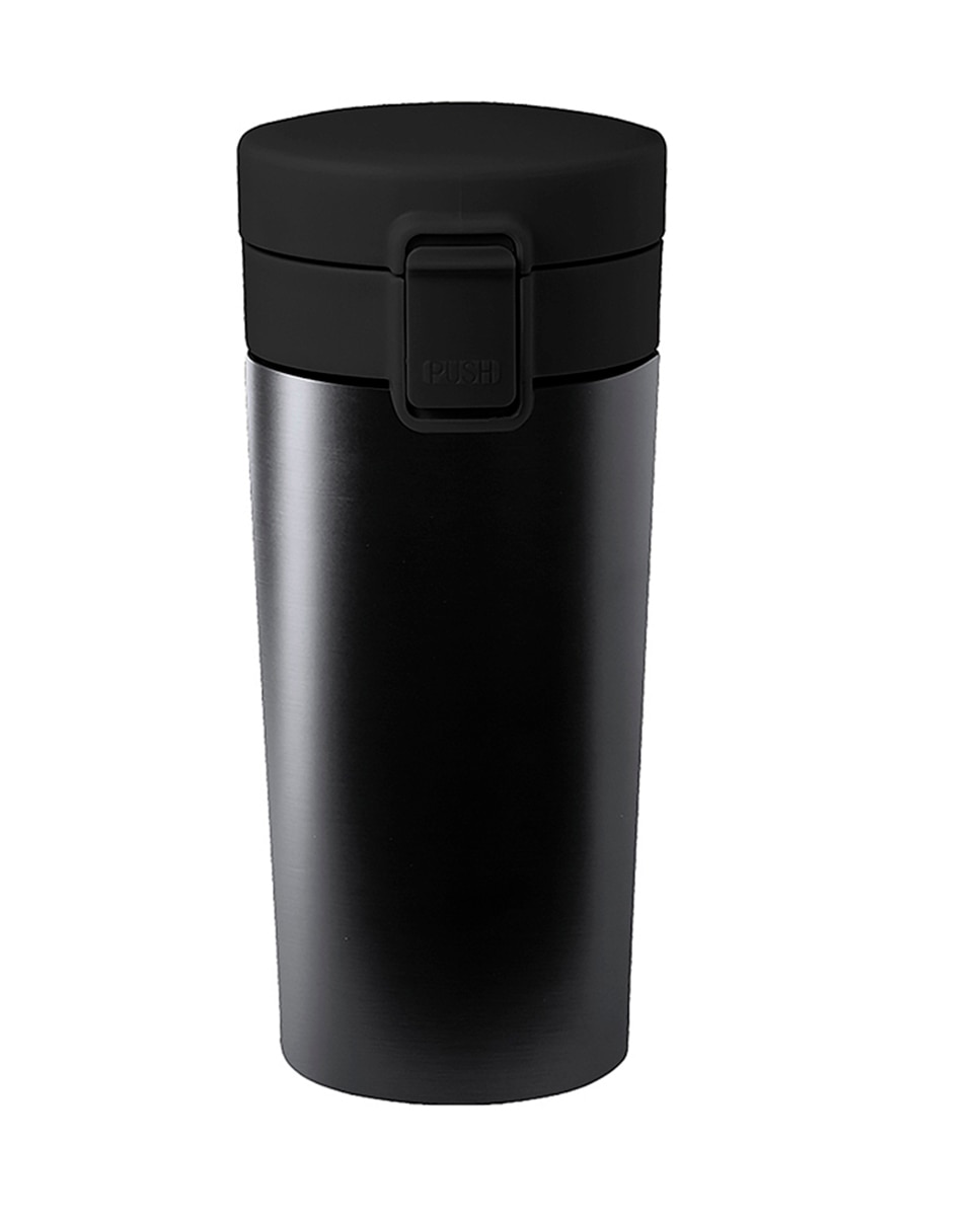 Imagen 0 de Vaso térmico de acero inox, con doble pared y 380 ml de capacidad. Incluye tapa con cierre a rosca para un óptimo sellado y dosificador.
