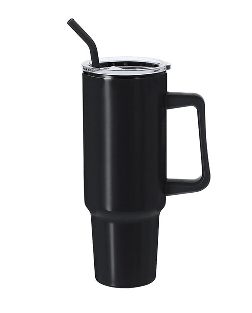 Imagen 0 de Jarra térmica de 1,2 L de capacidad en acero inoxidable e interior de PP en color negro. Con tapadera de cierre a presión. Libre de BPA.