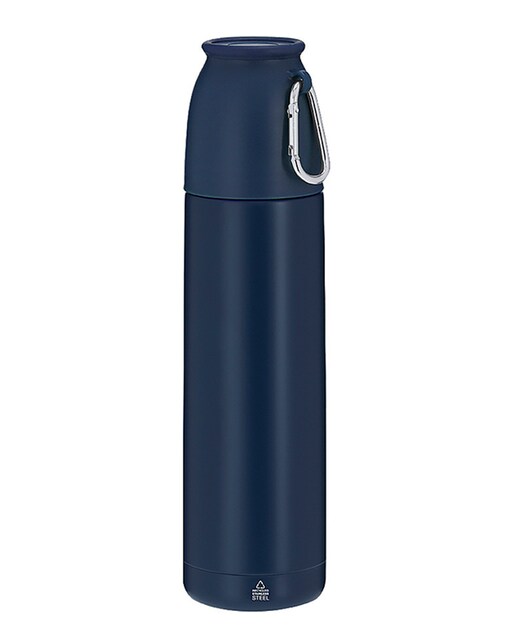 Imagen 0 de Set de termo con taza en Acero Inox Reciclado. Termo de 500 ml de capacidad y de doble pared con taza de 120ml.