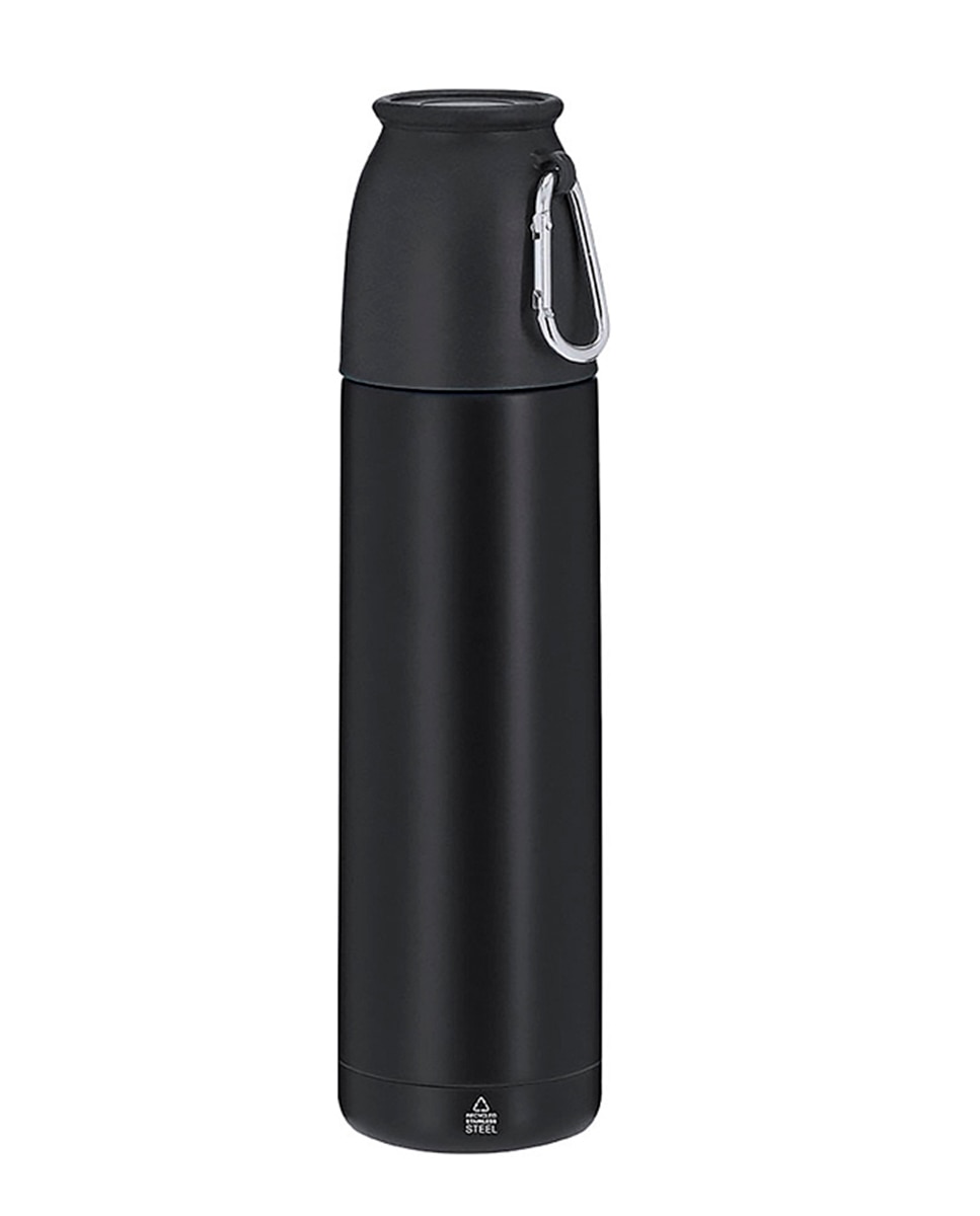 Imagen 0 de Set de termo con taza en Acero Inox Reciclado. Termo de 500 ml de capacidad y de doble pared con taza de 120ml.